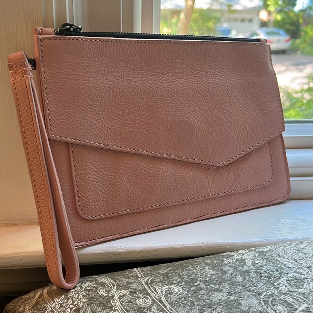Botkier pink wristlet